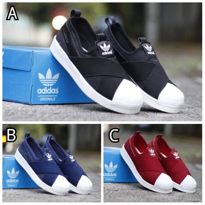 Sepatu adidas wanita cheap slip on