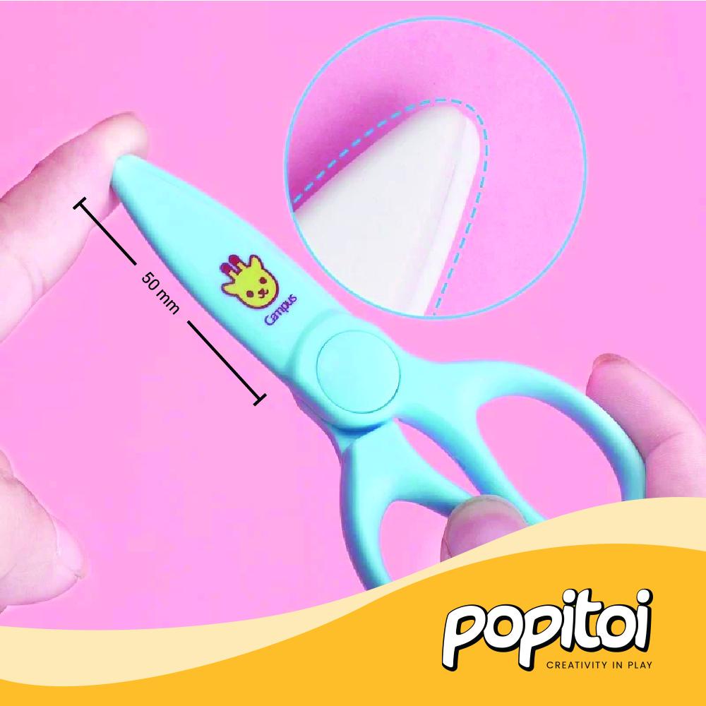 Jual Kokuyo Campus Kids Resin Bladeless Safety Scissors Gunting Anak ...