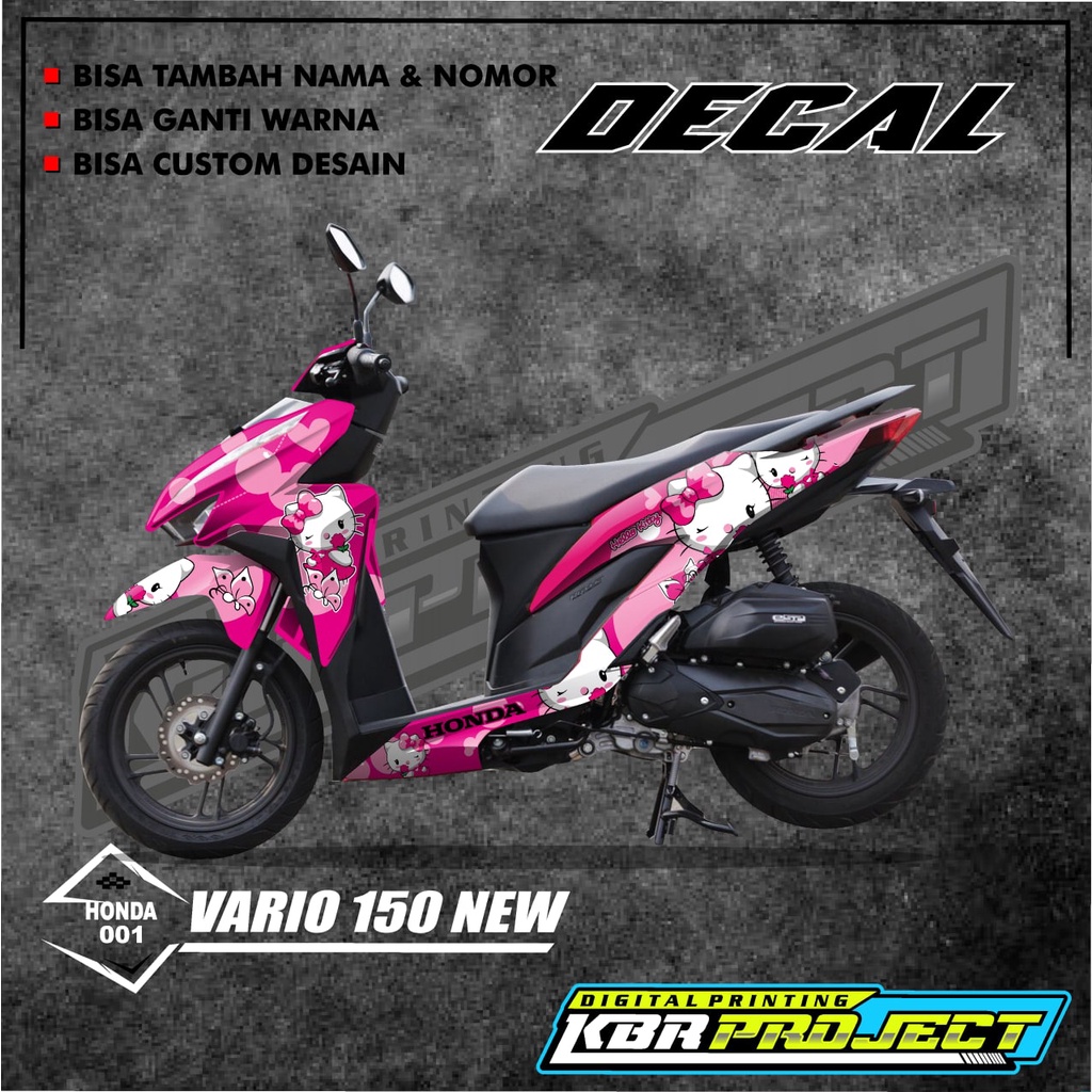 Jual Cod Decal Vario Sticker Variasi Full Body List Vario N New Bisa Custom Bebas Kode