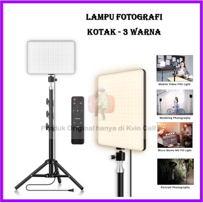 Lampu Foto Produk Studio Fotografi Palaroid Tripod Ringlight Besar Lighting Vide
