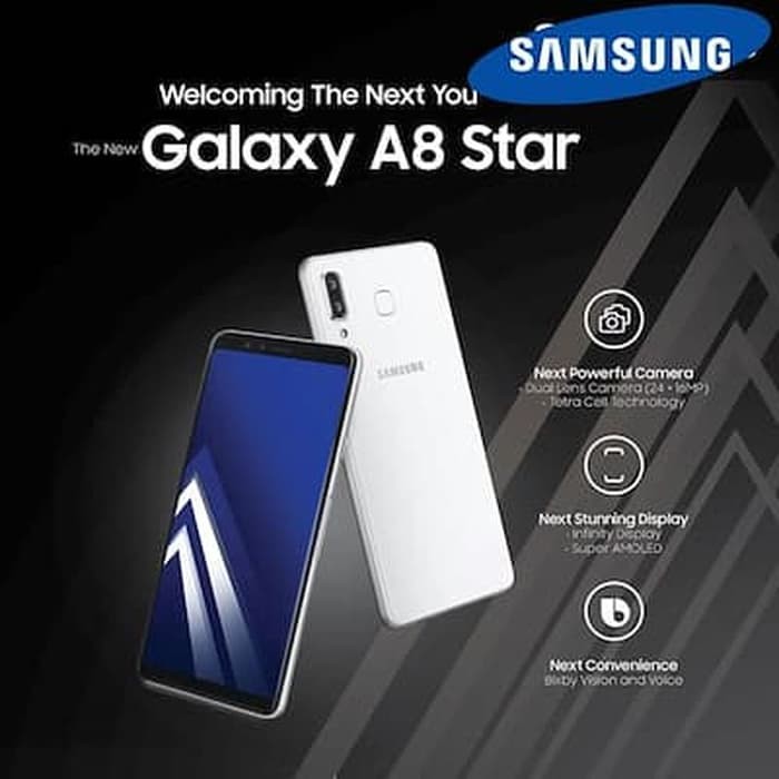 Samsung Galaxy A8 Star 4/64 RAM 4GB ROM 64GB GARANSI RESMI SEIN