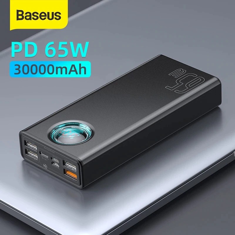 Jual Baseus 65w Power Bank 30000mah Pd Quick Charging For Smartphone Laptop Shopee Indonesia 7648