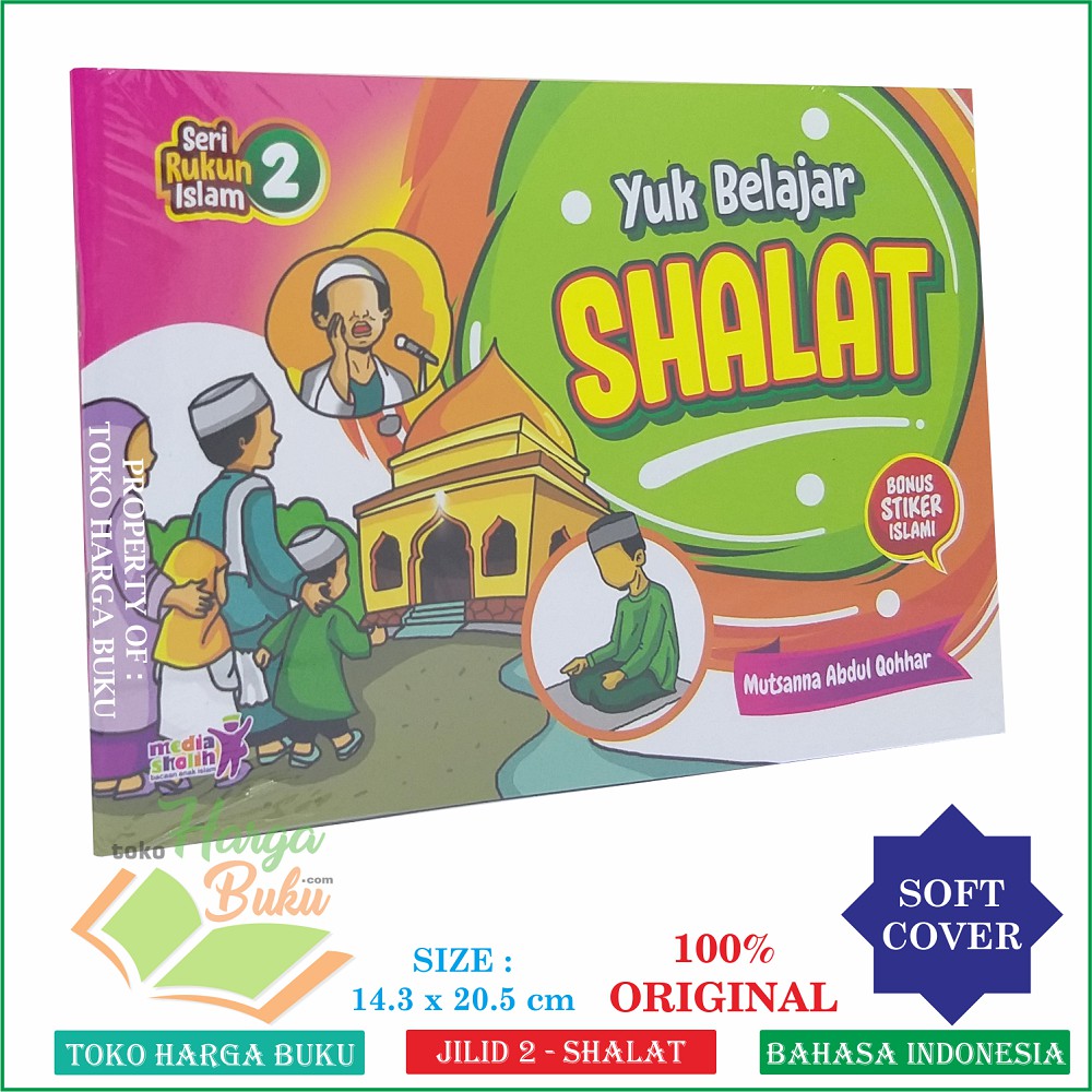 Jual Yuk Belajar Shalat Seri Rukun Islam Jilid 2 Penerbit Media Shalih