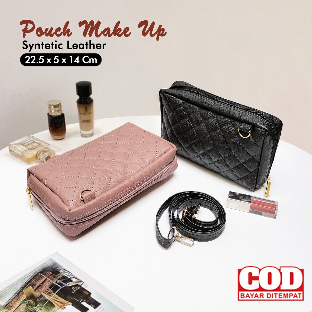 Jual Dompet wanita kulit sintetis bordir polos tempat uang dan hp cewek ...