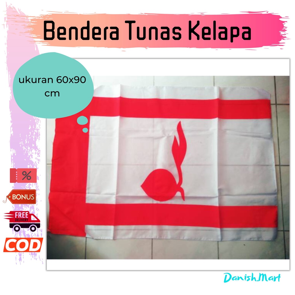 Jual Bendera Pramuka Tunas Kelapa Custom Atribut Upacara Lengkap Wosm Regu Bunga 60x90 cm