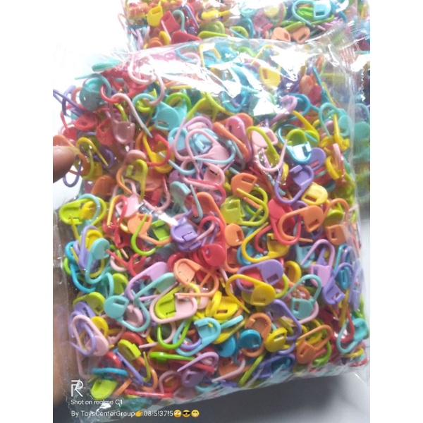 Jual 100pcs peniti hijab rainbow / penanda rajutan | Shopee Indonesia