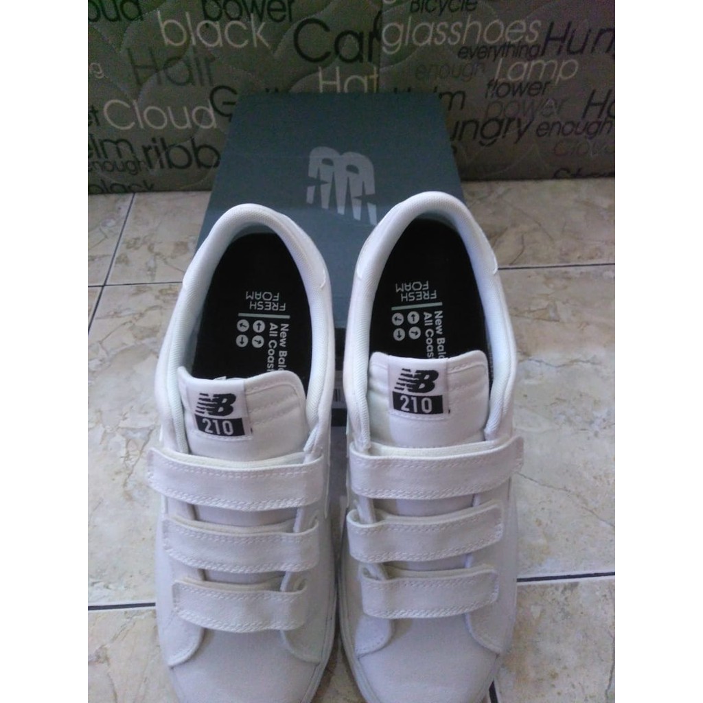 White new clearance balance velcro