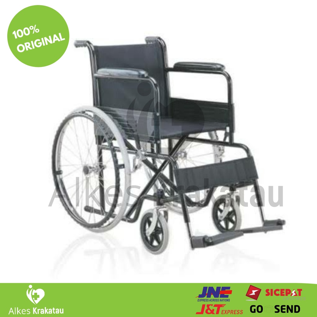 Jual Kursi Roda Husada Onemed Wheelchair Black Steel One Med Shopee Indonesia