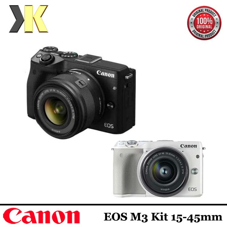 Jual Canon EOS M3 Mirrorless Camera KIT 1545mm Original Shopee Indonesia
