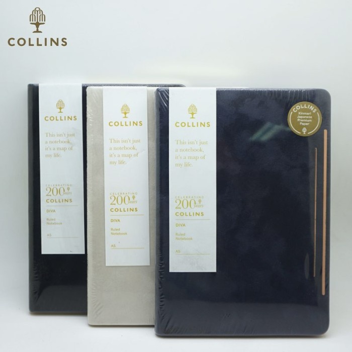 Jual Collins Notebook Diva A5 Ruled Buku Agenda Jurnal Planner Journal ...