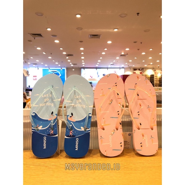 Sandal miniso flip online flop