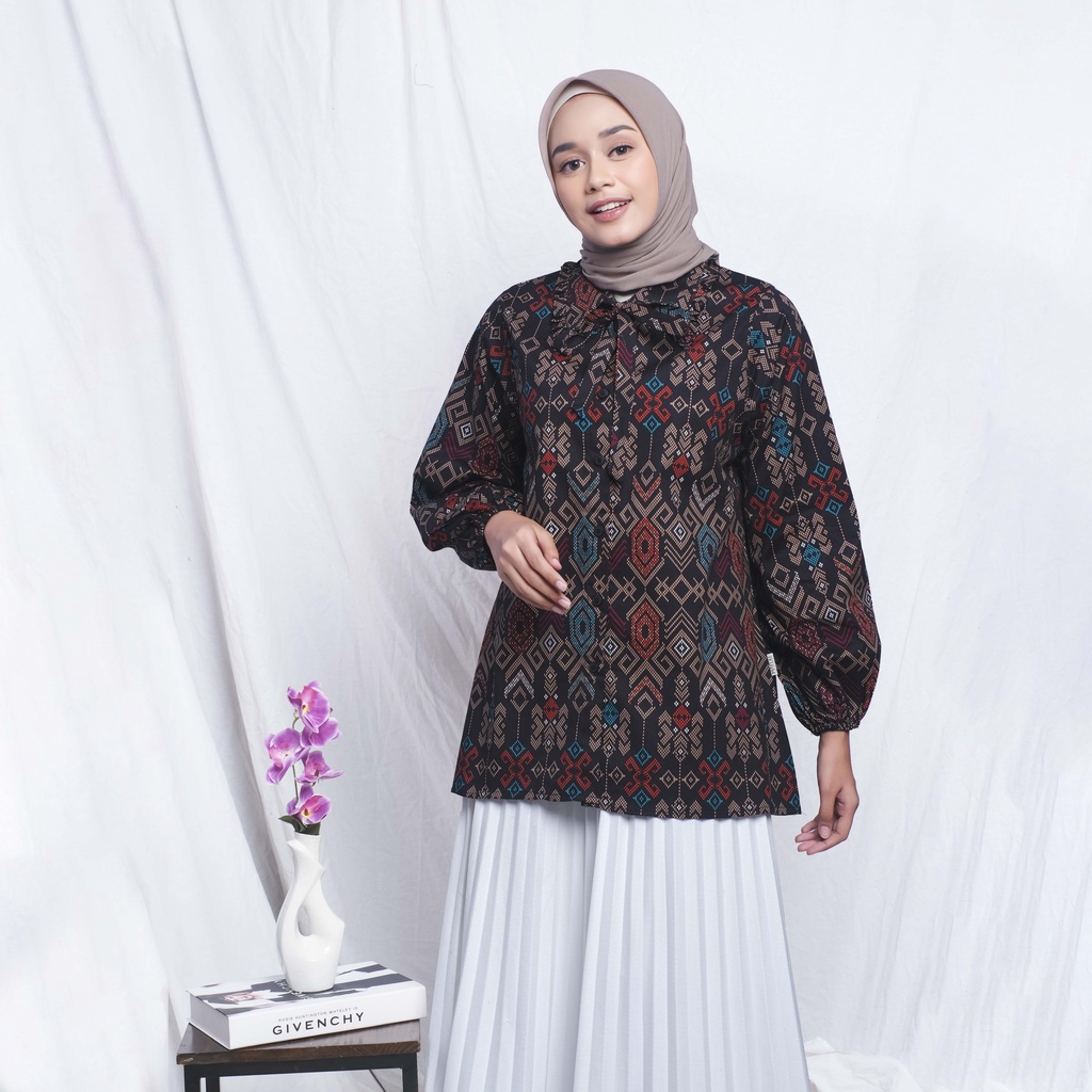 Jual Dgm Kemeja Batik Wanita Kemeja Batik Wanita Baju Batik Wanita ...