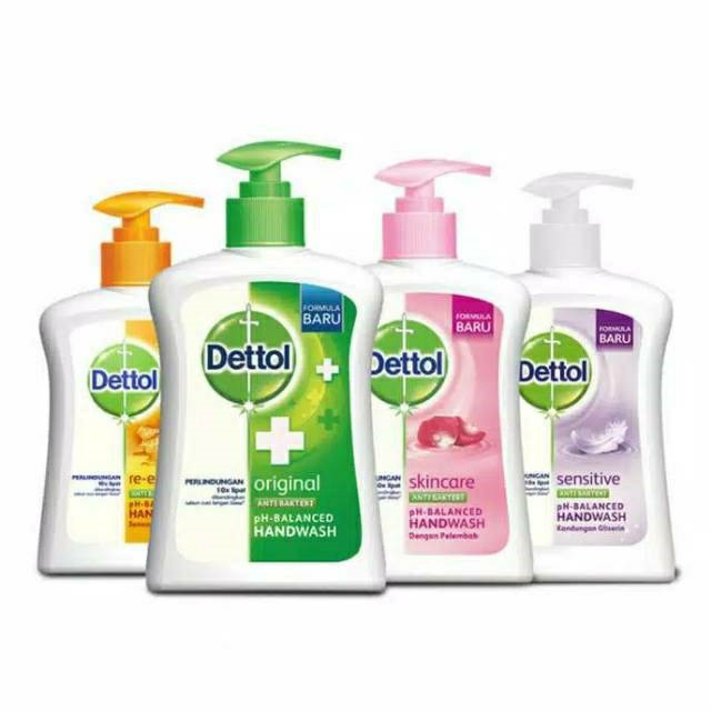 Jual Dettol Handwash Hand Wash botol pump 110ml Sabun Cuci Tangan ...