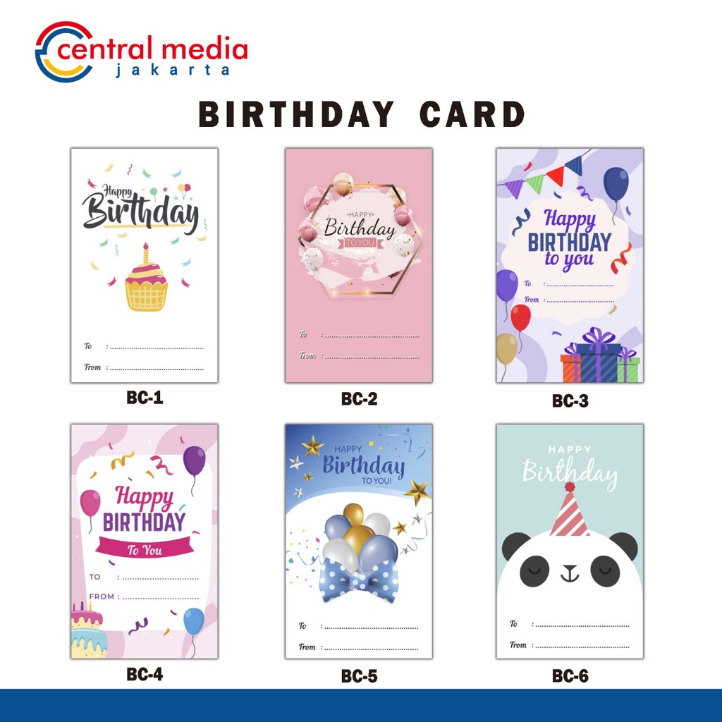 Jual Happy Birthday Card minimum 25 pcs Hang Tag Souvenir Ulang Tahun