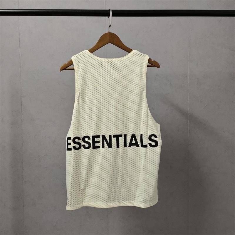 Jual FOG Essentials Gymtank Loose Tank fear of god Mesh Jersey