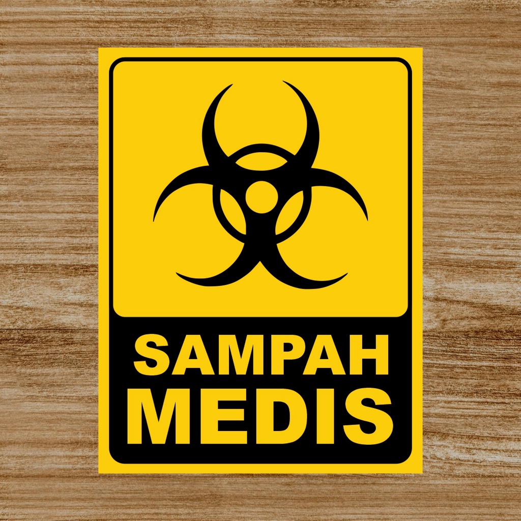 Jual Sticker Tempat Sampah Organik Non Organik, Sampah Medis, Stiker ...