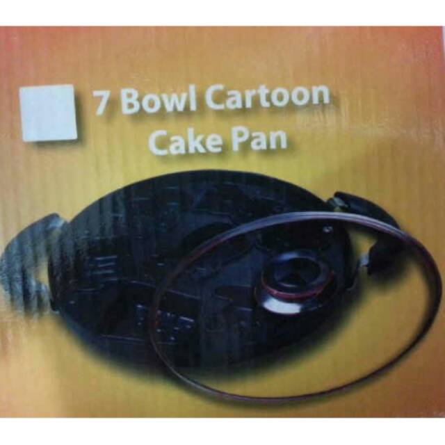 Jual makapal snack maker (7bowl cartoon cake pan) Shopee Indonesia