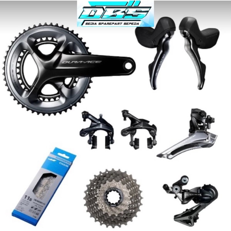 Groupset dura hot sale ace 9100