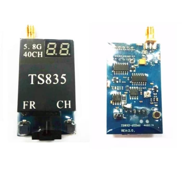 Jual Ts832 Rc832 48Ch Fpv 5.8Ghz 600Mw Wireless Av Transmitter Receiver ...