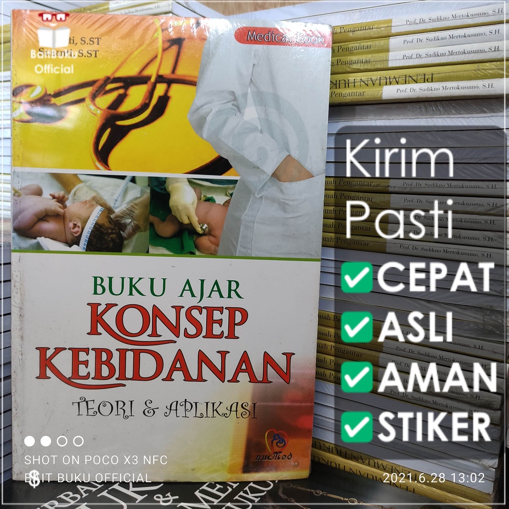 Jual Buku Original: Buku Ajar Konsep Kebidanan Teori & Aplikasi ...