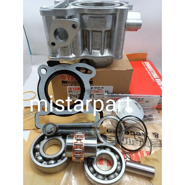 Jual blok seher Xeon carbu(+stang seher+Bering kruk 2pc blok komplit