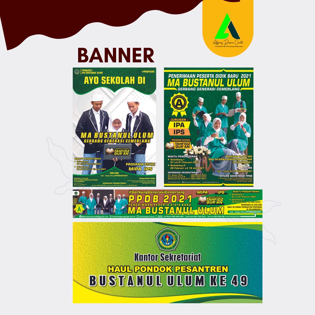 Jual Jasa Desain Cepat Desain Banner Logo Spanduk Xbanner Sertifikat Poster Brosur Kartu 0398