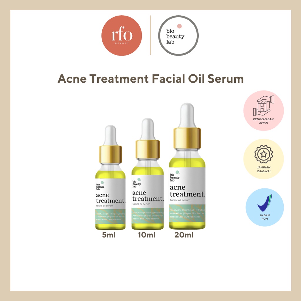 Jual Bio Beauty Lab Acne Treatment Facial Oil Serum Shopee Indonesia