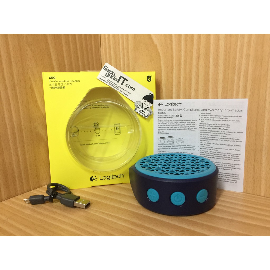 Jual Speaker Bluetooth Portable LOGITECH X50 Super Bass (ORIGINAL ...
