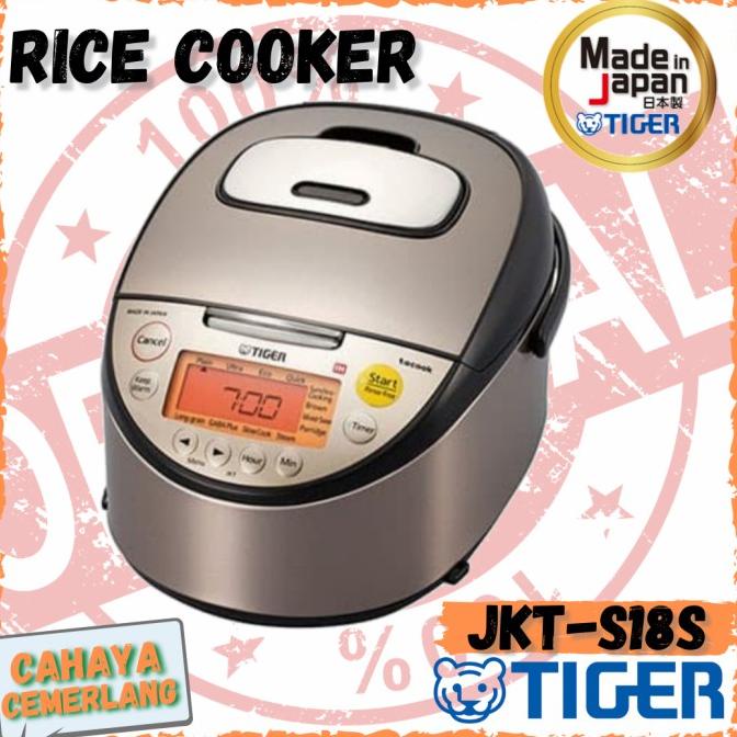 Jual Tiger Induction Heating Rice Cooker JKTS18S Alat Dapur Shopee