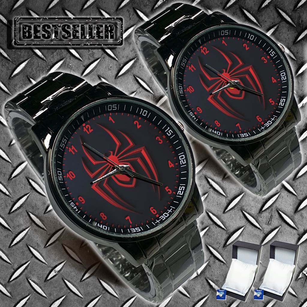 Jual (Limited Edition) Jam Tangan SPIDER-MAN Motif 1 Rante Couple ...