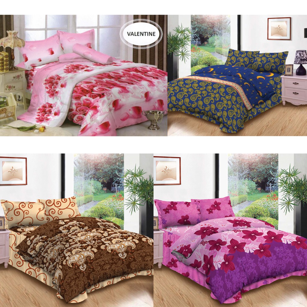 Jual Bed Cover Rumbai Kintakun / Bedcover / Bedcover Set Kintakun