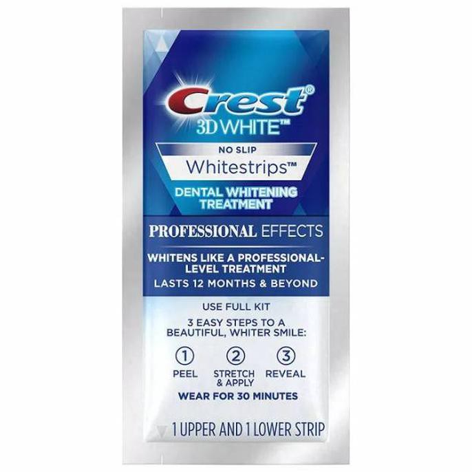Jual CREST 3D WHITENING STRIPS PROFESSIONAL EFFECTS (INDIVIDUAL) Shopee Indonesia