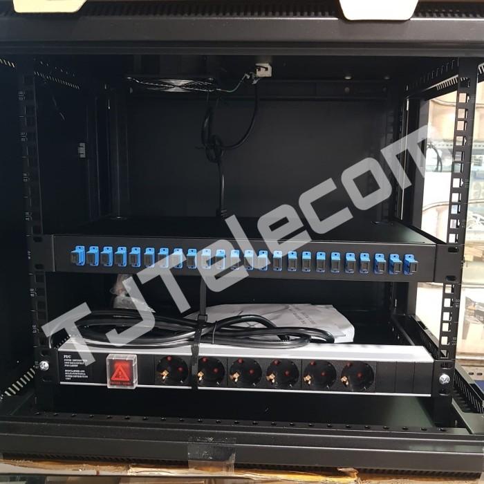 Jual otb rack 24 core / odf rack.ount 24 core sc upc ( hitam ) | Shopee ...