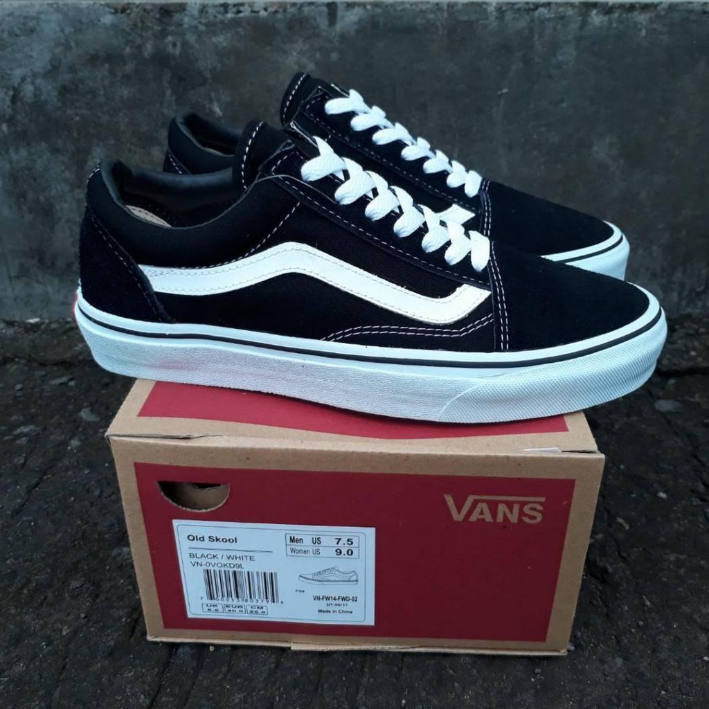 Jual Siap Kirim Sepatu Vans Oldskool Bw N All White Sket Sekolah