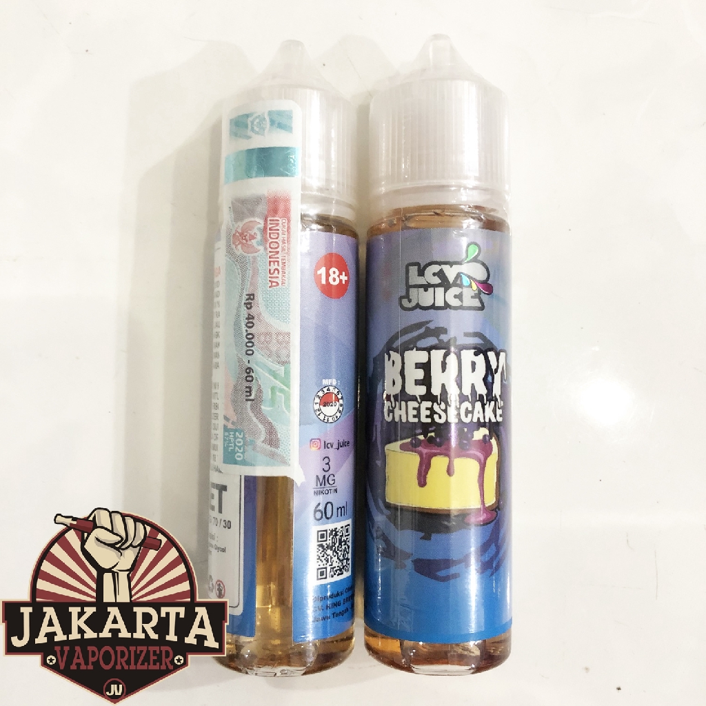 Jual LCV BERRY CHEESECAKE 60ML 3MG 6MG by King Brewery E Liquid LCV ...
