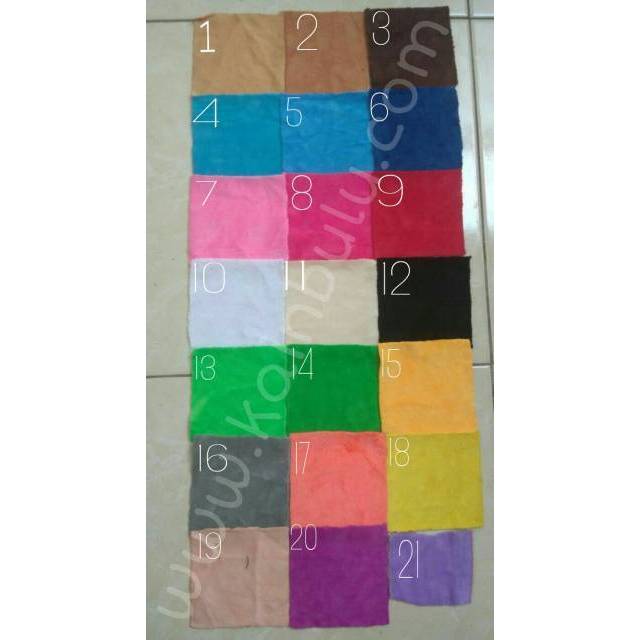 Jual Kain yelvo polos import ukuran per yard | Shopee Indonesia