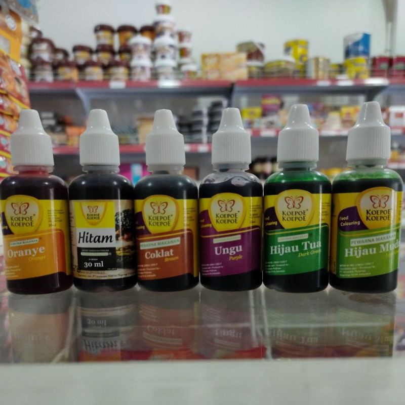 Jual Koepoe-koepoe berbagai warna ukuran 30ml | Shopee Indonesia