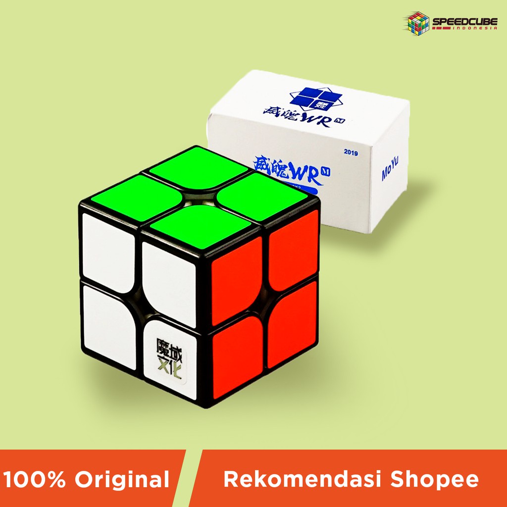 Jual Speedcube - Original Rubik 2x2 WR M Weipo Magnetic - 2x2x2 WRM ...