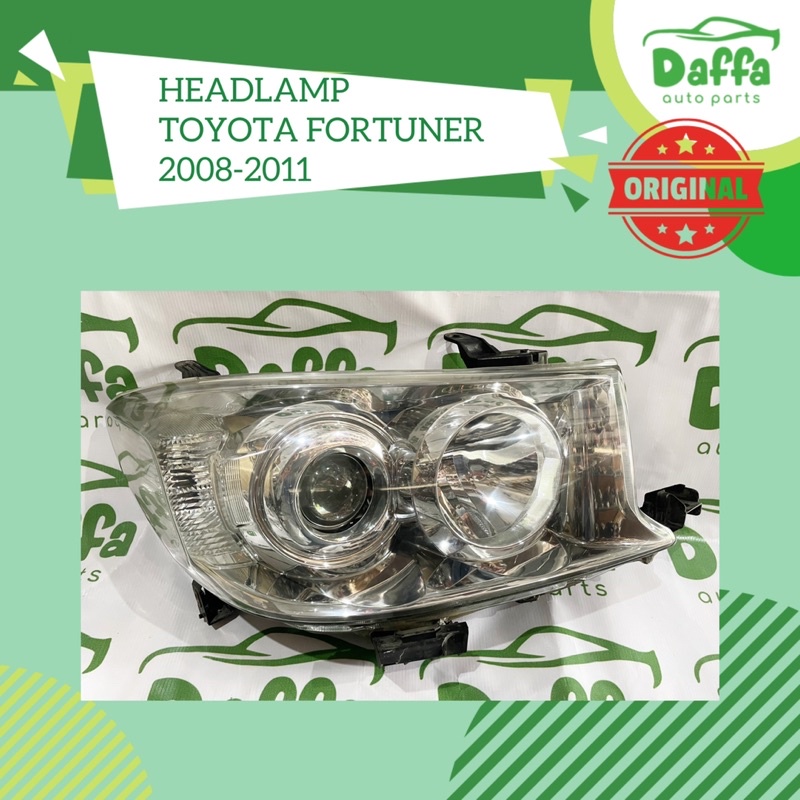 Jual Headlamp Headlight Head Lamp Light Lampu Depan Utama Besar Mobil Toyota Fortuner 2008 2009