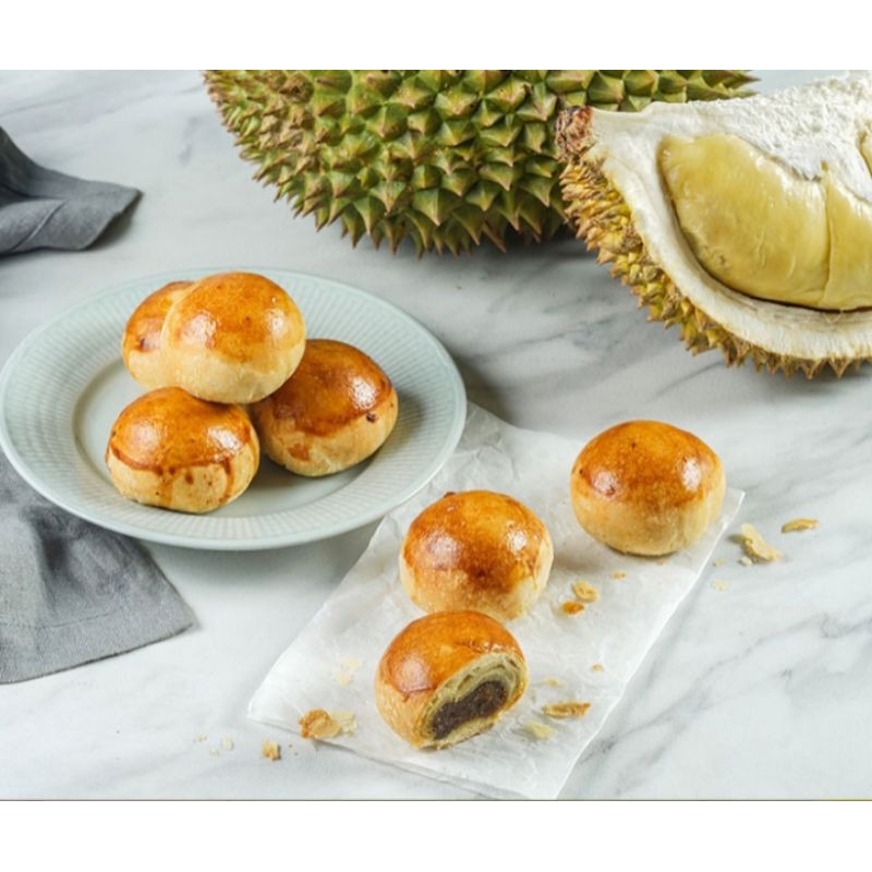 Jual KUE PIA MERANTI RASA DURIAN ISI 8 & KACANG ISI 18 | Shopee Indonesia