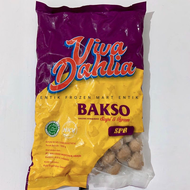 Jual Viva Dahlia Bakso Sapi Dan Ayam 1kg Shopee Indonesia