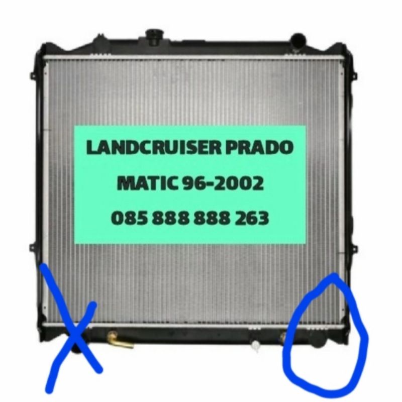 Jual Radiator Toyota Prado J90 90series 3000cc Diesel Matic 1996 1997 ...