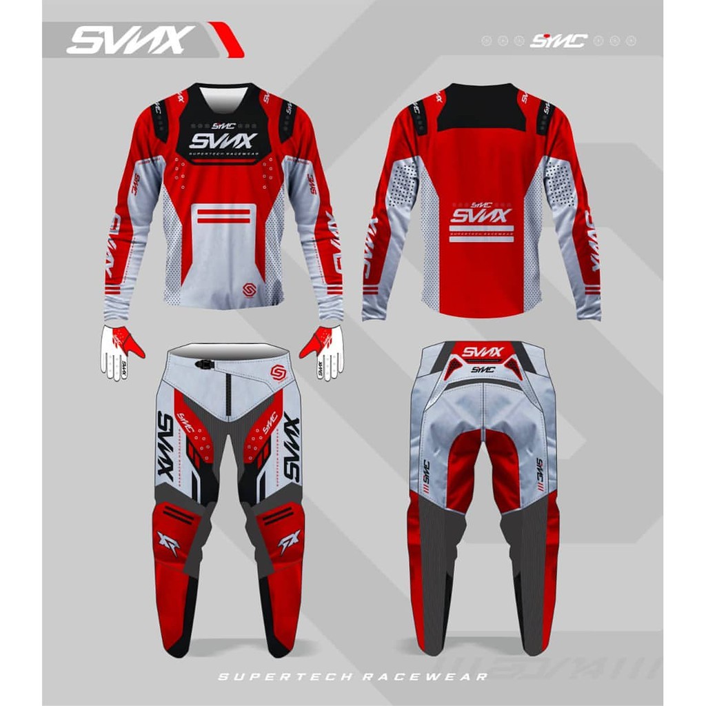 Jual Jersey Set Motor Cross Jerset Motor Trail Gearset SVNX MX Gear