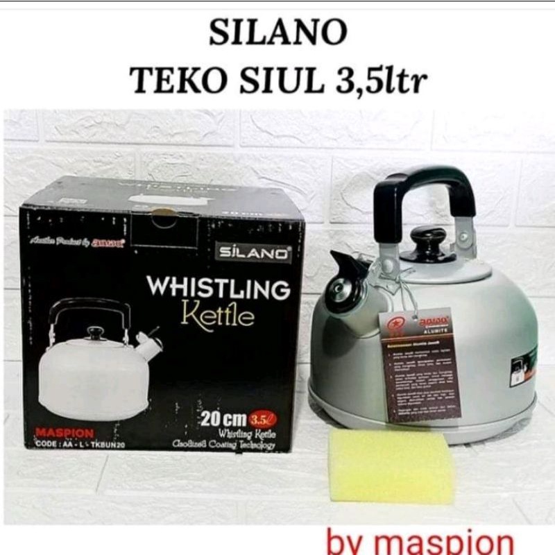 Jual Teko Bunyi Maspion Silano 35 Literteko Siulteko Pemanas Airceret Bunyi 20cm Shopee 3952