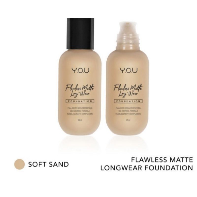 Jual YOU Basic Collection Flawless Matte Long-wear Foundation[Oil ...