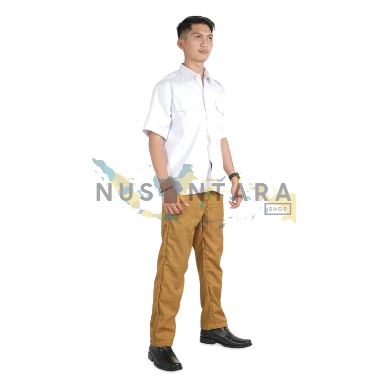 Jual Setelan Seragam Pns Putih Khaky Seragam Pns Putih Kemeja Pdh Pns