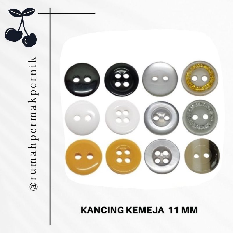 Jual Kancing Kemeja 11 mm | Shopee Indonesia