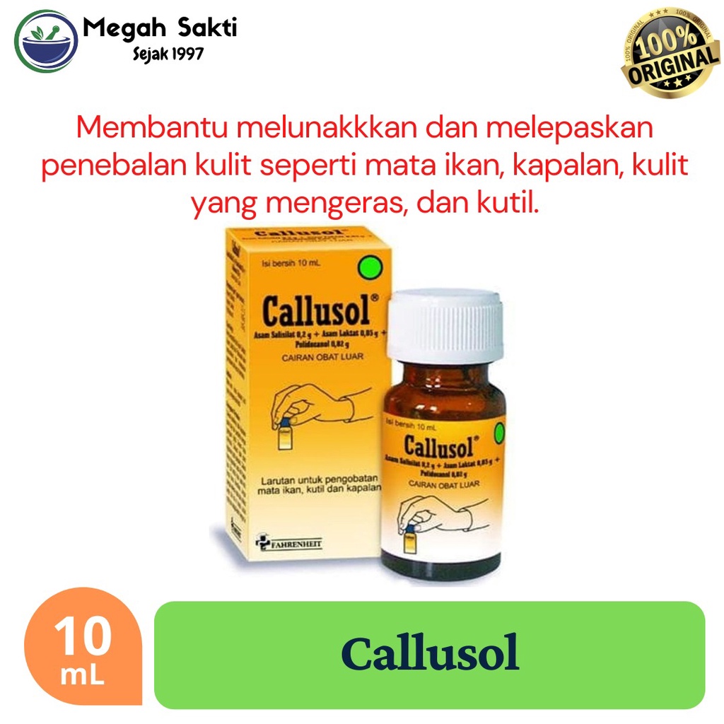 Jual Mgs Callusol Obat Tetes Untuk Atasi Mata Ikan Kutil Dan