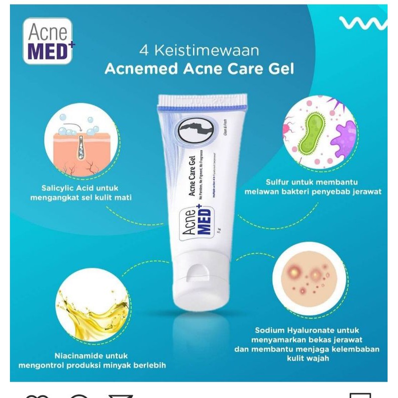 Jual acnemed acne care gel18gr | Shopee Indonesia