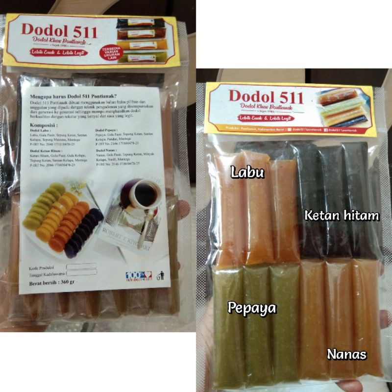 Jual Dodol 511 / Dodol Buah / Dodol Buah Buahan / Oleh oleh Khas ...